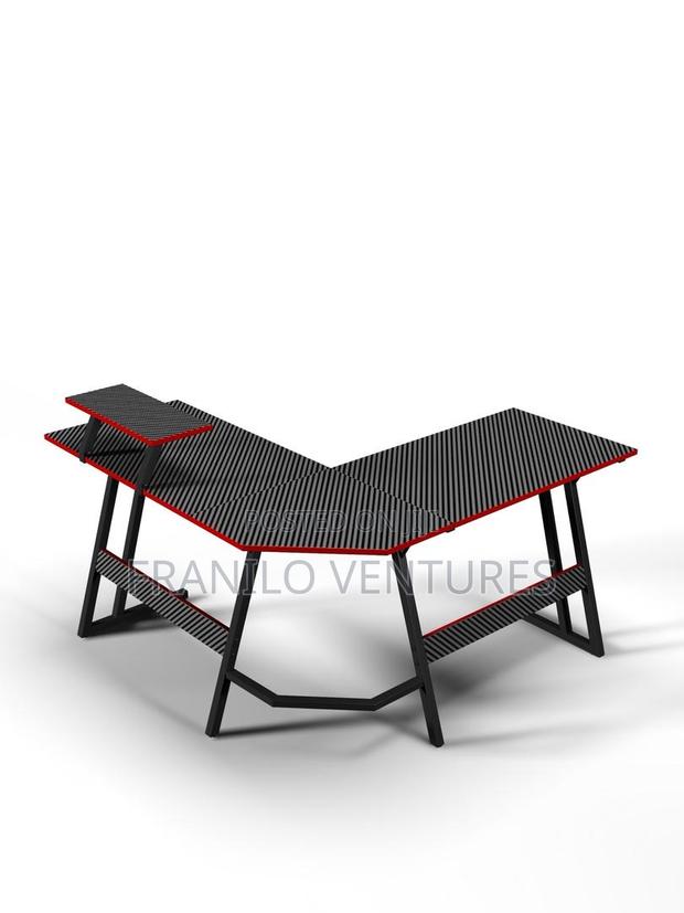 Devoko L- Shaped Gaming Desk With Monitor Stand · Photo 5