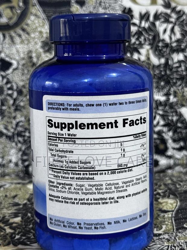 Puritan’S Pride Chewable Calcium 500mg Bone Active · Photo 3