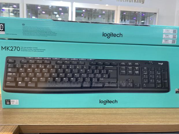 Logitech – Mk270 Wireless Keyboard and Mouse – Black · Photo 4