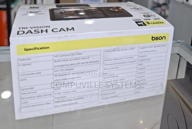 Bson Tri-Vision Dash Cam · Photo 3
