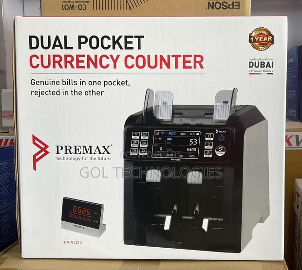 Dual Pocket Currency Counter Premax Genuine Bills Counter · Photo 1