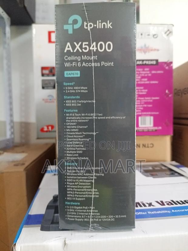 Tp Link Omada Ax5400 Ceiling Mount Wifi Access Point Eap 670 · Photo 3