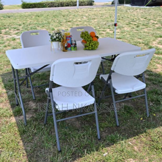 Plastic Folding Table and Chairs · Photo 1