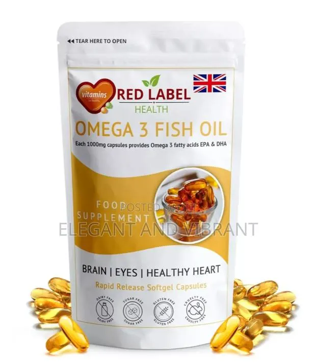 Omega 3 Fish Oil 1000mg Soft Gel Double Strength Epa Dha · Photo 1