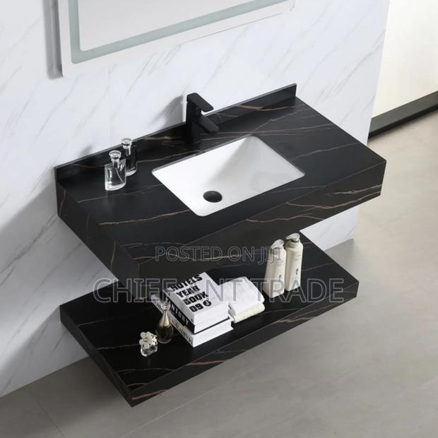 Black Marble / Quartz Basin Yb01-80b · Photo 1