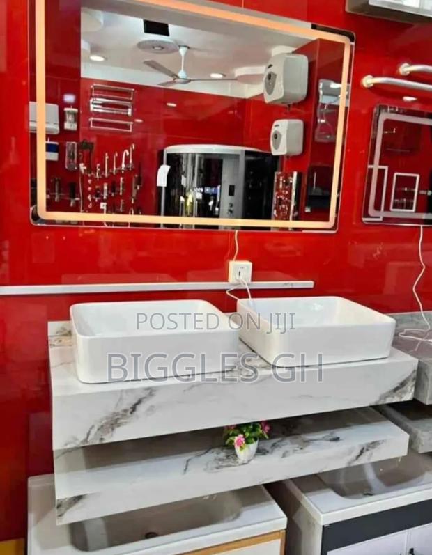 Vanity Cabinet Basin With Led Mirror · Photo 1