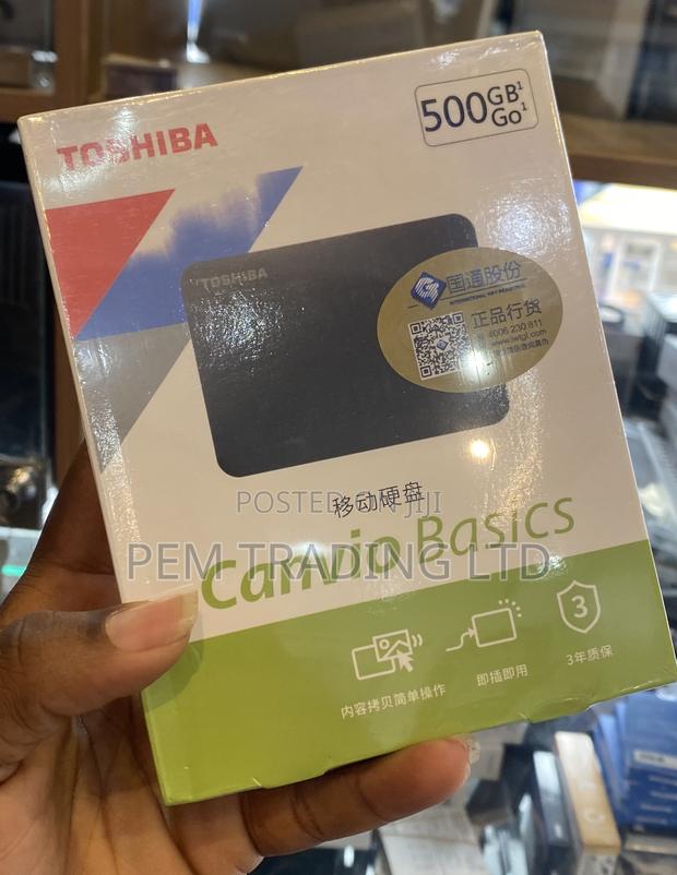 Toshiba Canvio Basics 500gb Portable Hard Drive- Black · Photo 2