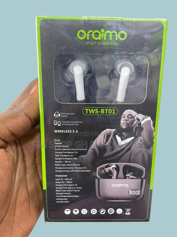 Oraimo Earpods,True -Wireless Free Pods · Photo 3