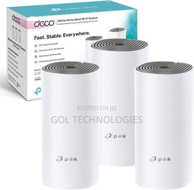 Deco E4(3-Pack) Ac1200 Whole Home Mesh Wi-Fi System · Photo 1