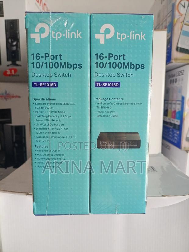 Tp Link 16 Port Desktop Switch 10/100mbps Tl-Sf1016d · Photo 3