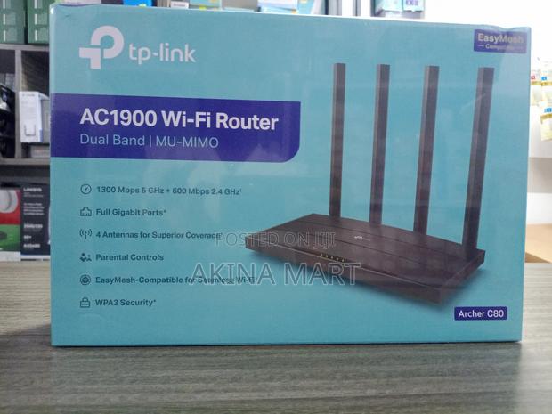 Tp Link Archer C80 Ac1900 Wi-Fi Router Dual Band Mu-Mimo · Photo 2