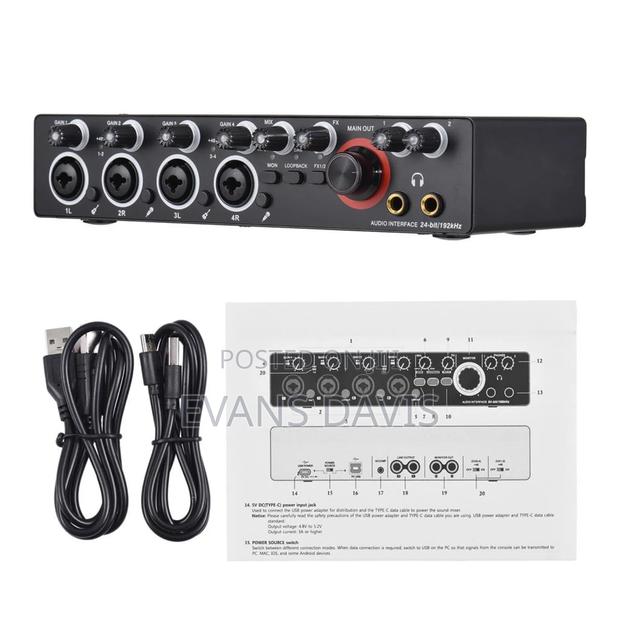 4 Channel Q22 Professional Music Sound Card · Photo 1