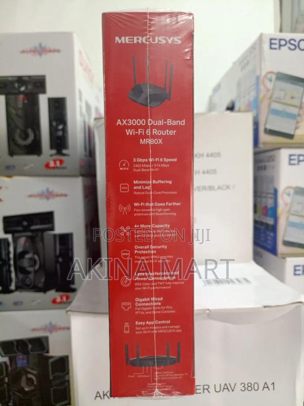 Mercusys Ax3000 Dual Band Wi-Fi 6 Router (Mr80x) · Photo 3