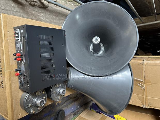 Reflex Horn Speaker And Amplifier Set · Photo 2