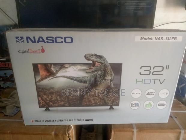 New Frameless 32" Inches FHD Nasco Digital Satellite Led Tv · Photo 1