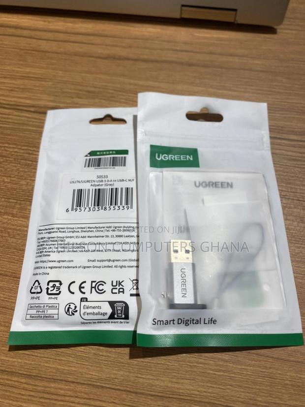 Ugreen Usb-a 3.0 Male to Usb-C 3.1 Female Adapter Gray 50533 · Photo 4