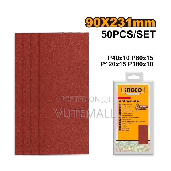 Sanding Sheet Set 50pcs 90x231mm – P10c40 | Akfs · Photo 1