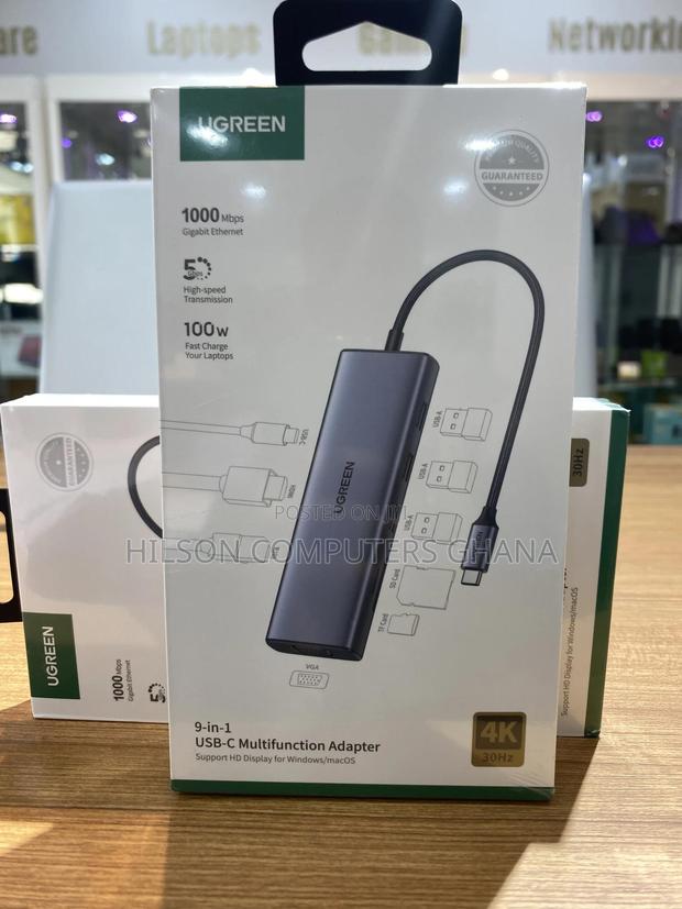 Ugreen 9-in-1 Usb-C Hub 3xusb-a 3.0 Cm498-15600 · Photo 1