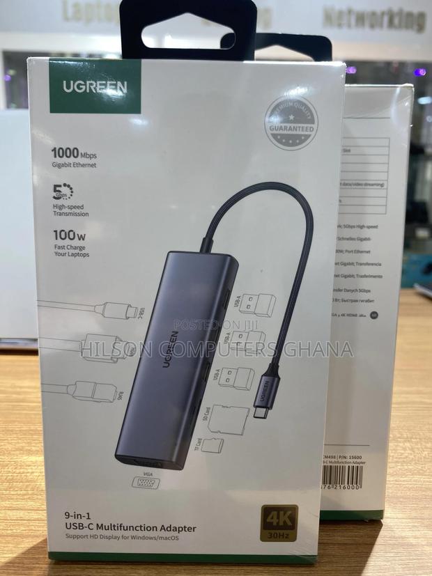 Ugreen 9-in-1 Usb-C Hub 3xusb-a 3.0 Cm498-15600 · Photo 4