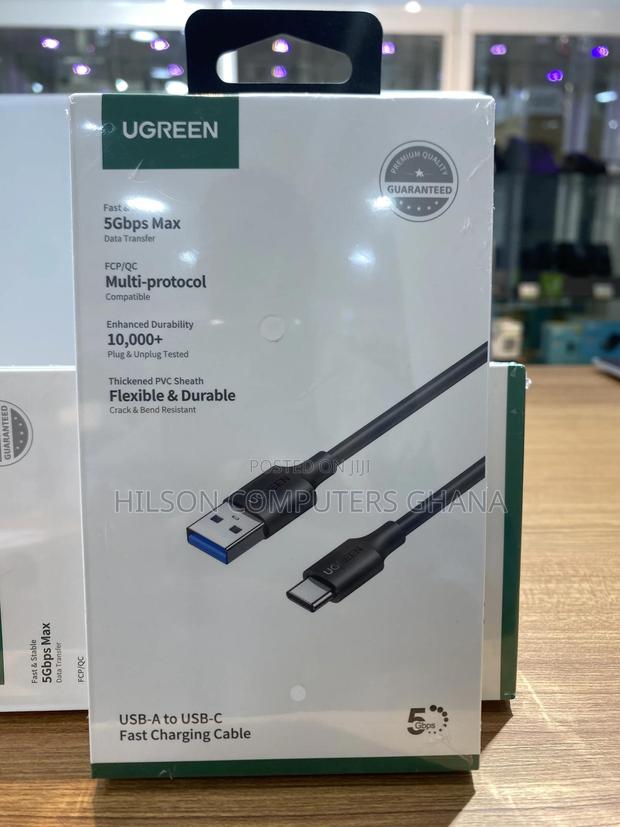 Ugreen Usb 3.0 a Male to Type C Male Cable 2m - 20884 · Photo 1