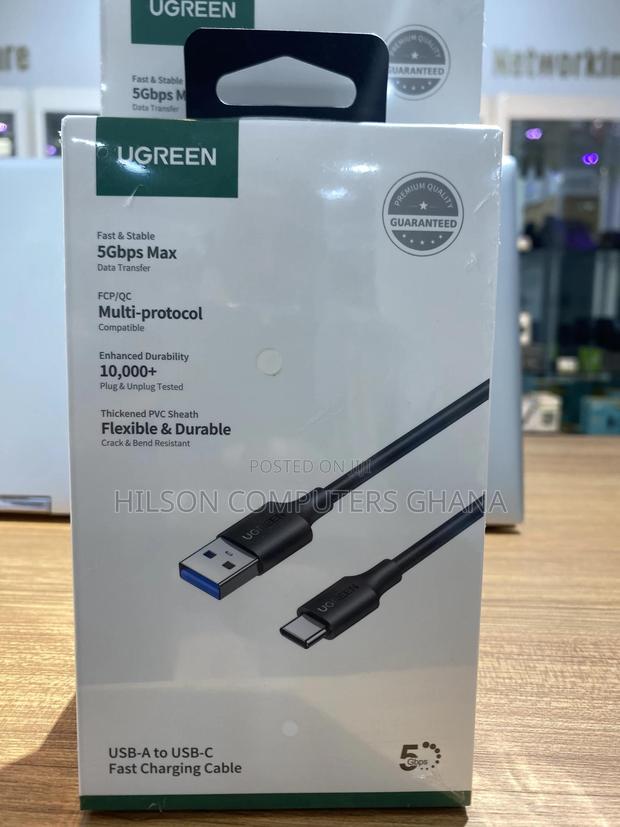 Ugreen Usb 3.0 a Male to Type C Male Cable 2m - 20884 · Photo 3
