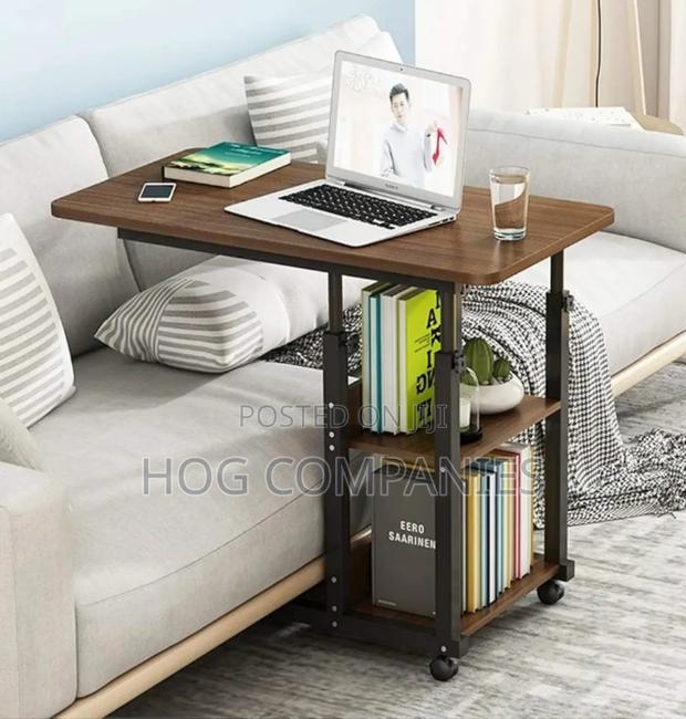 Adjustable Overbed C-Shaped Table With Wheels - Fast Delivery in 2hrs · Photo 2