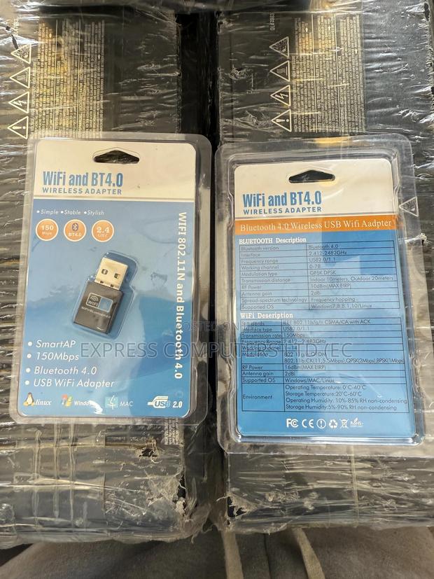 Bluetooth 4.0 Wireless- Wifi Usb Adapter Dongle 2 in 1 Original · Photo 3