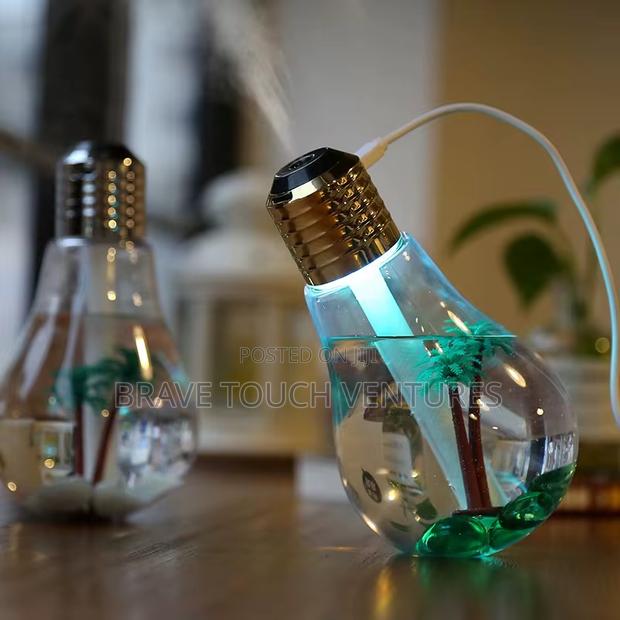 Bulb Shaped Ultrasonic Air Humidifier Diffuser · Photo 1