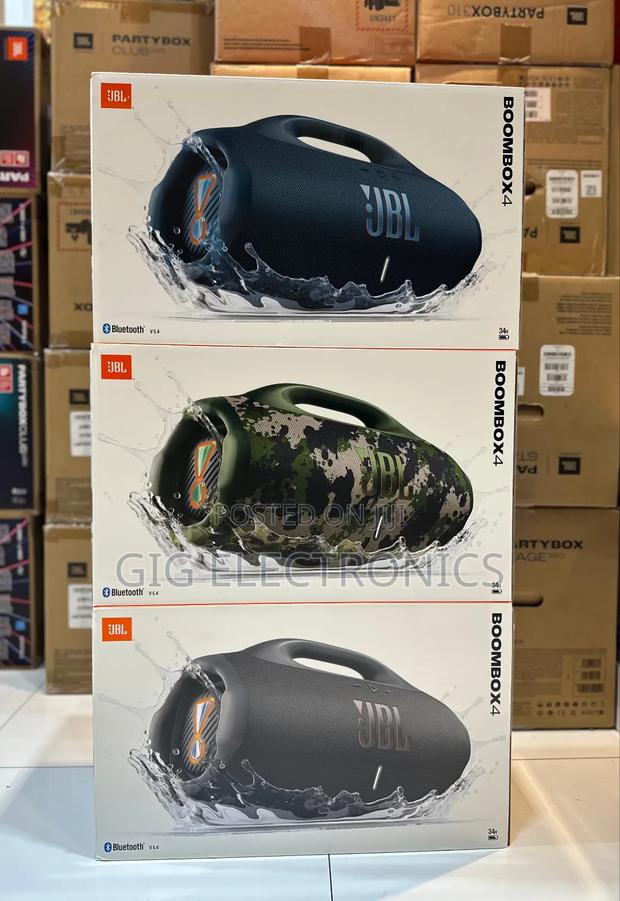JBL Boombox 4 Portable Waterproof Bluetooth Speaker Brand New · Photo 1