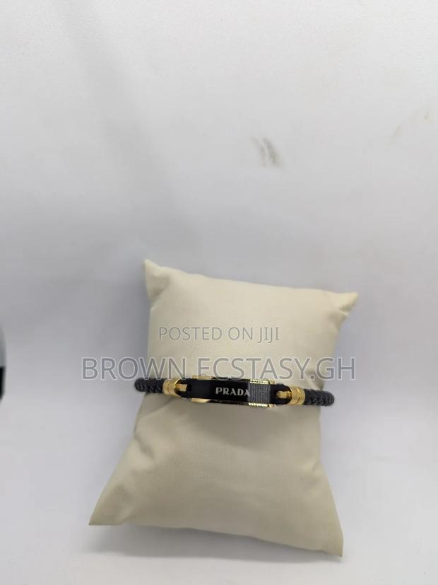 Prada Slim Leather Bracelet · Photo 2