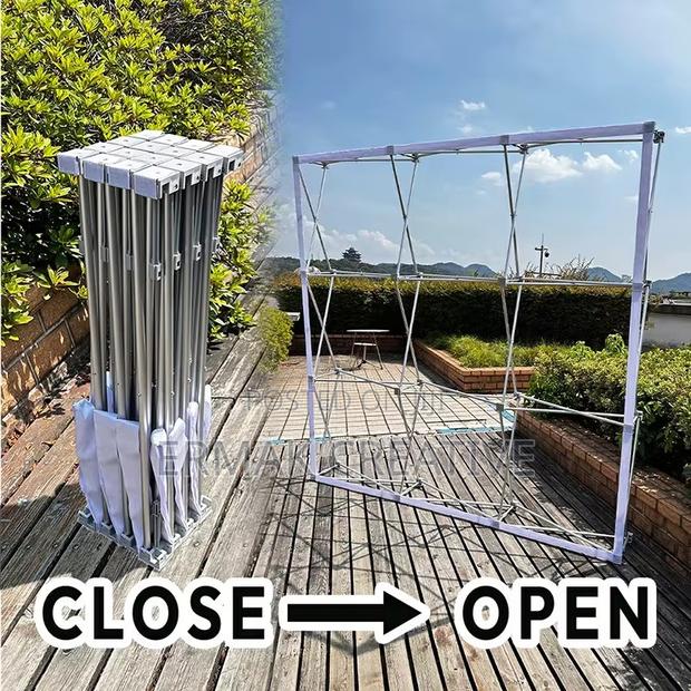 Portable Backdrop With Print ( Collapsible) · Photo 4