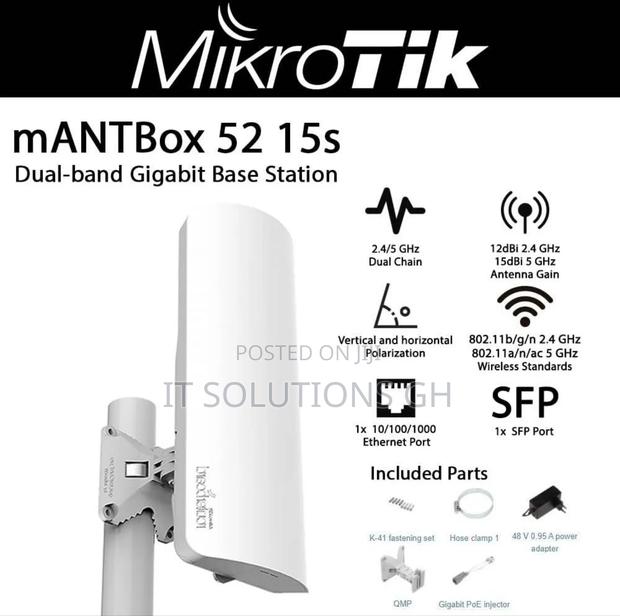 Mikrotik Mantbox 52 15s Dual-Band Base Station · Photo 1