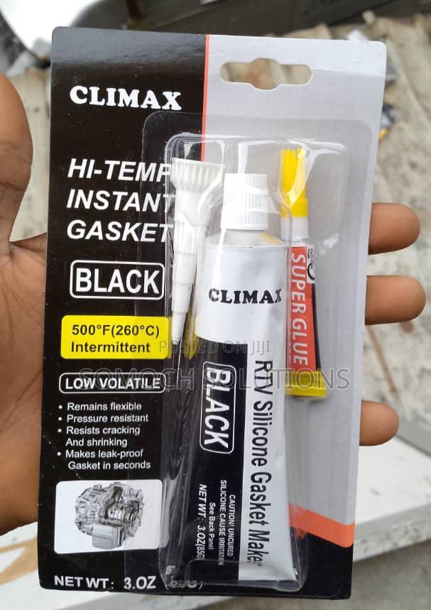 RTV Silicon Gasket Maker Black Climax Hi-Temp Instant Gasket Maker · Photo 1