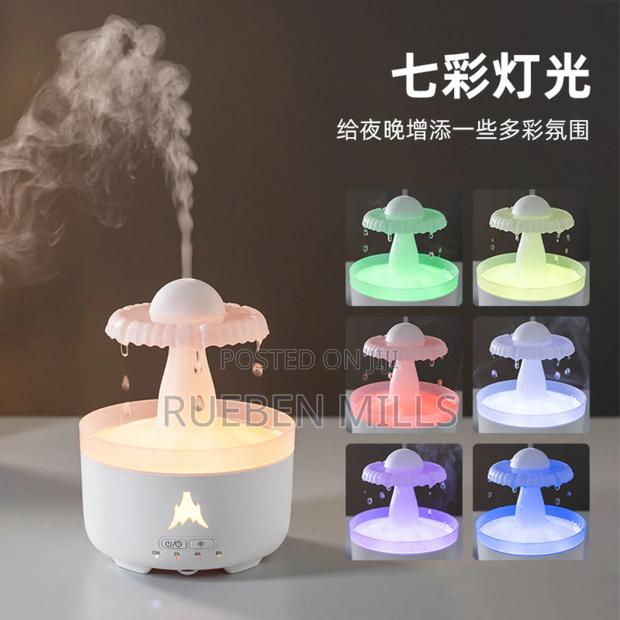 350ml Water Tank Capacity Fog Raindrop Aromatic Essential Oil Diffuser · Photo 1