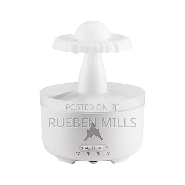 White V81 Elegant Fog Raindrop Essential Oil Diffuser Air Freshener · Photo 2