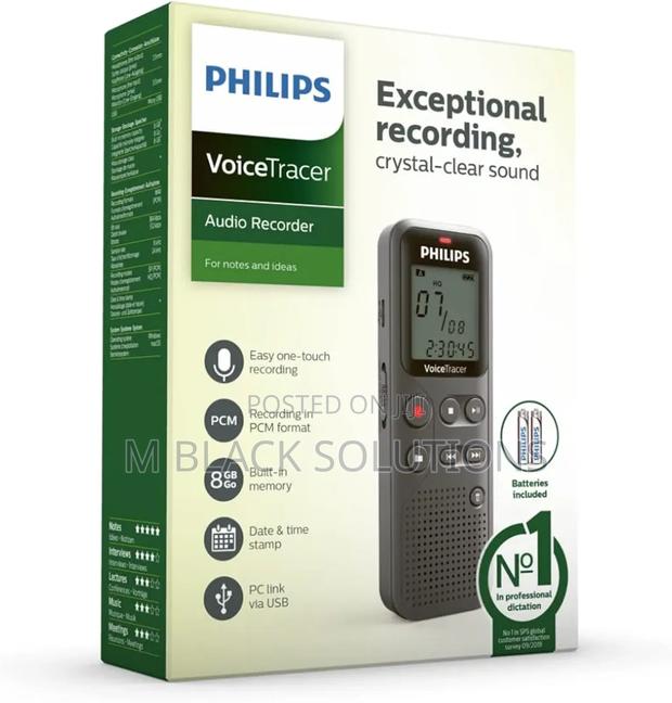 Philips Voicetracer Audio Recorder for Easy Notes Recording · Photo 1