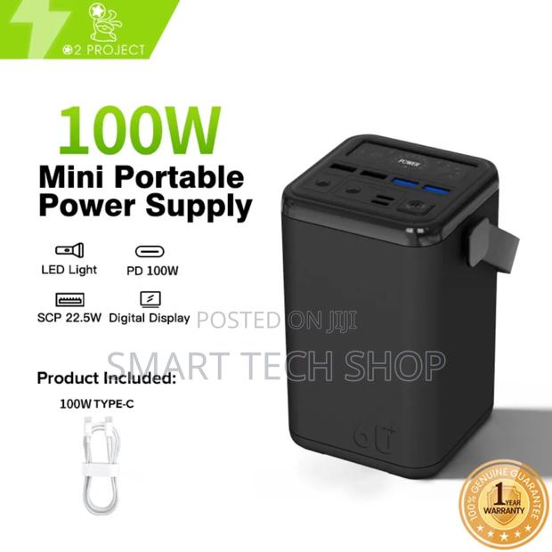 60000mah Capacity Power Bank for Laptops and Phones 100watts · Photo 1