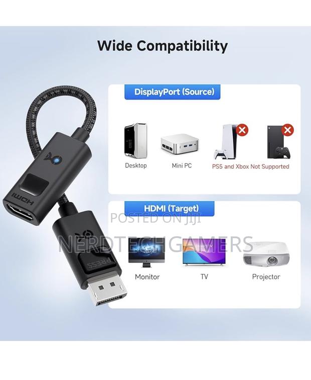 Cable Matters Displayport 1.4 to Hdmi 2.1 Adapter · Photo 4