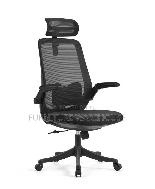 High-Back Ergonomic Mesh Office Chair · Photo 1