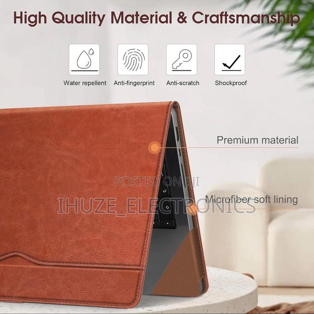 Sleeve Case For Macbook Pro 14-inch (2021-2025) Leather Folio Cover · Photo 2