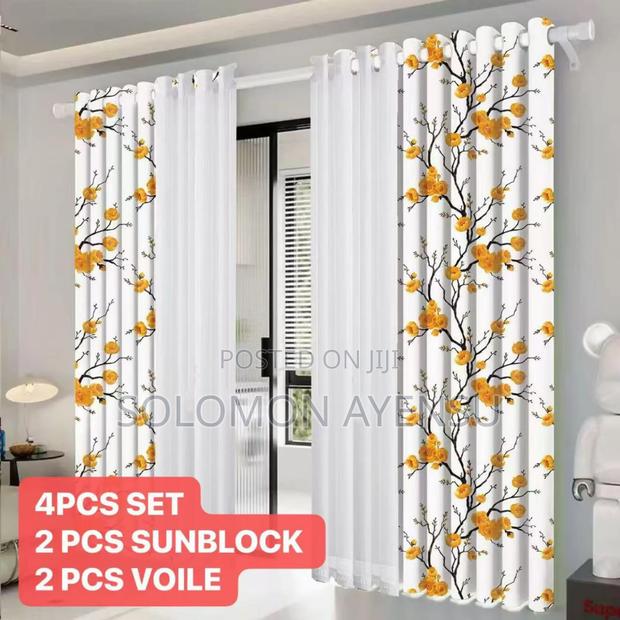 Quality Sunblock Curtains Available With Voile · Photo 1