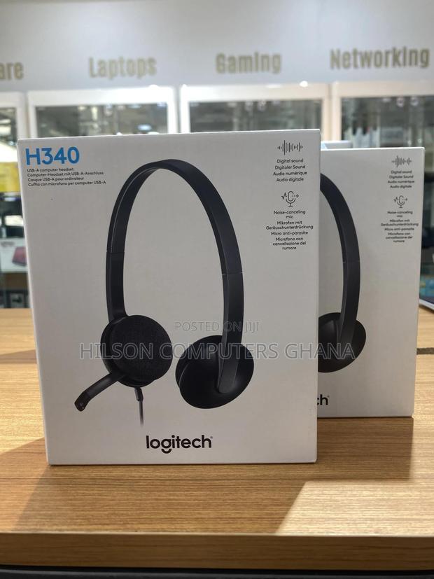 Logitech H340 Stereo Wired Over Ear Usb Headphone · Photo 1