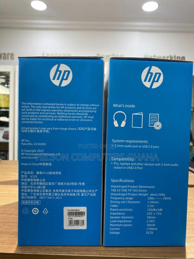 Hp H120g Gaming Headset – Black · Photo 4