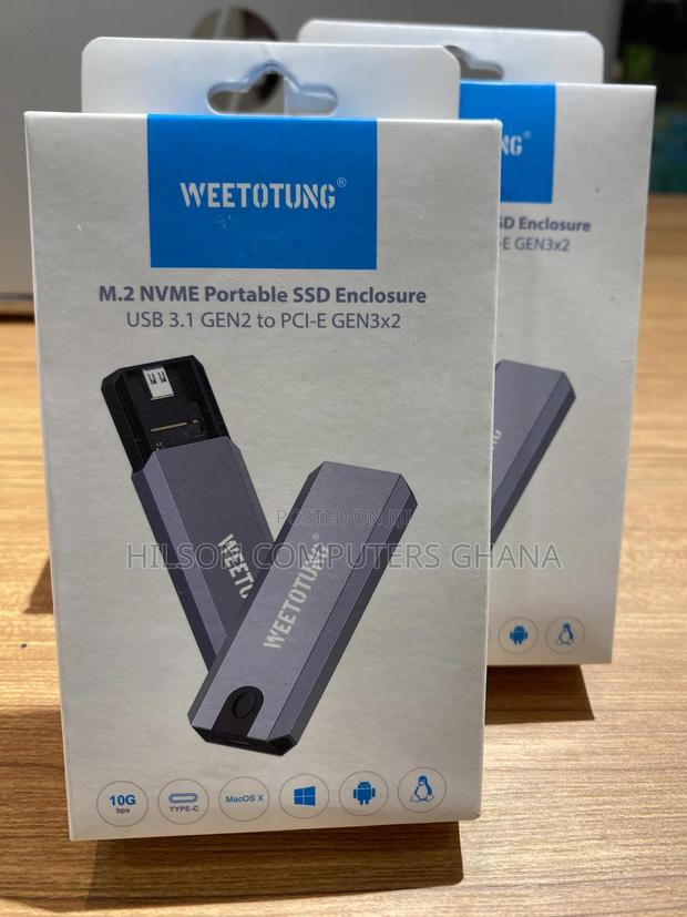 Weetotung M.2 Usb 3.1 Usb-C SSD Pci-E Nvme Enclosure · Photo 1