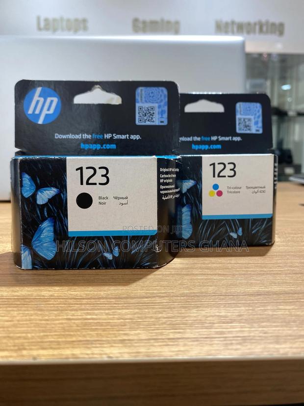 Hp 123 Ink Cartridges - Black Tricolor · Photo 1