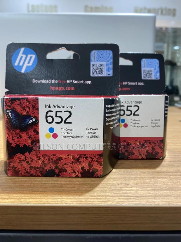 Hp 652 Original Ink Cartridge-Tricolor · Photo 1