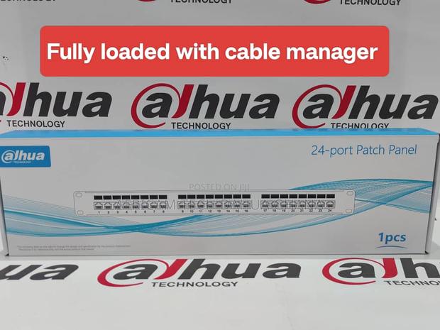 Dahua 24 Port Fully Loaded Patch Panel · Photo 1