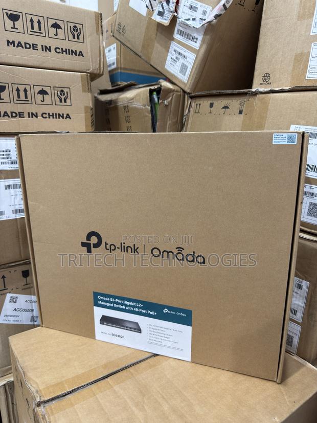Tp-Link Omada Tl-Sg3452p 52-Port Gigabit L2+Managed Switch+ 48port Poe · Photo 1