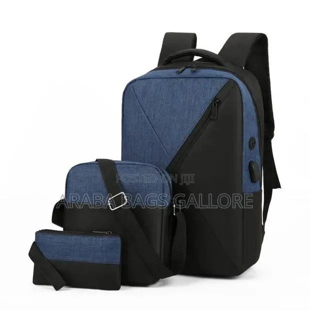 3sets Multipurpose Waterproof Usb Backpack · Photo 1