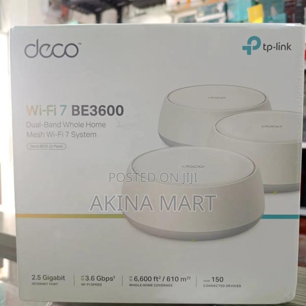 Tp Link Deco Be3600 Dual Band Whole Home Wifi 7 Mesh System · Photo 1